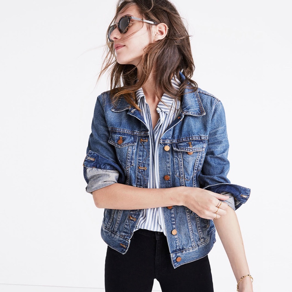 Madewell Jean Jacket in Pinter Wash